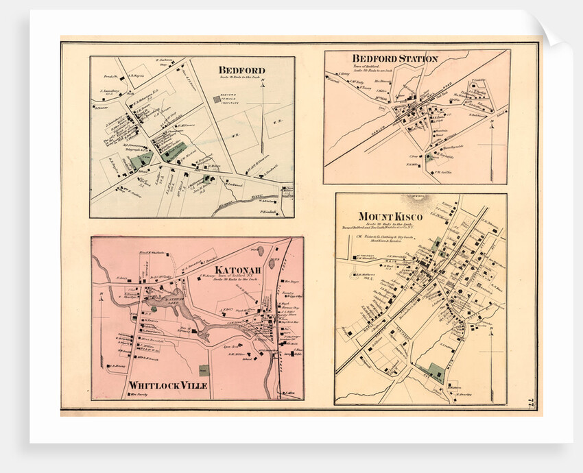 Katanoh, Town of Bedford, N.Y. - Mount Kisco, Town of Bedford and New Castle, Westchester Co. N.Y by Anonymous