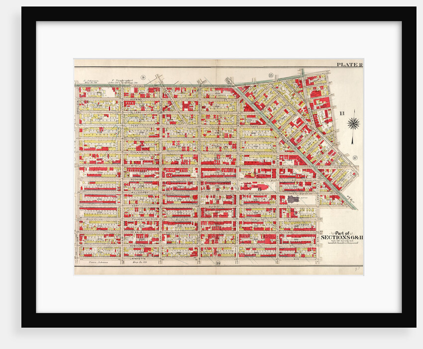 Bounded by Flushing Avenue, Bremen Street, Bushwick Avenue, Willoughby Avenue, Broadway, Hart Street, Stuyvesant Avenue, Lafayette Avenue and Nostrand Avenue, New York by Anonymous