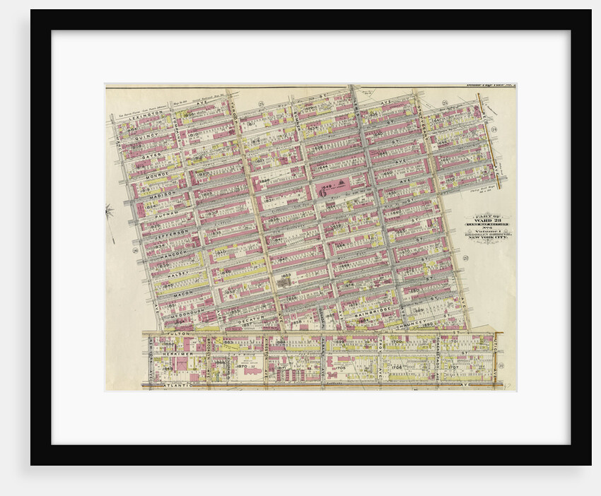 Part of Ward 23. Land Map Section, No. 6, Volume 1, Brooklyn Borough, New York City by Anonymous