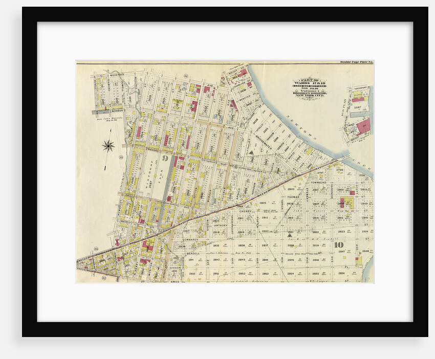 Part of Wards 17 & 18. Land Map Sections, No. 9 & 10, Volume 1, Brooklyn Borough, New York City by Anonymous