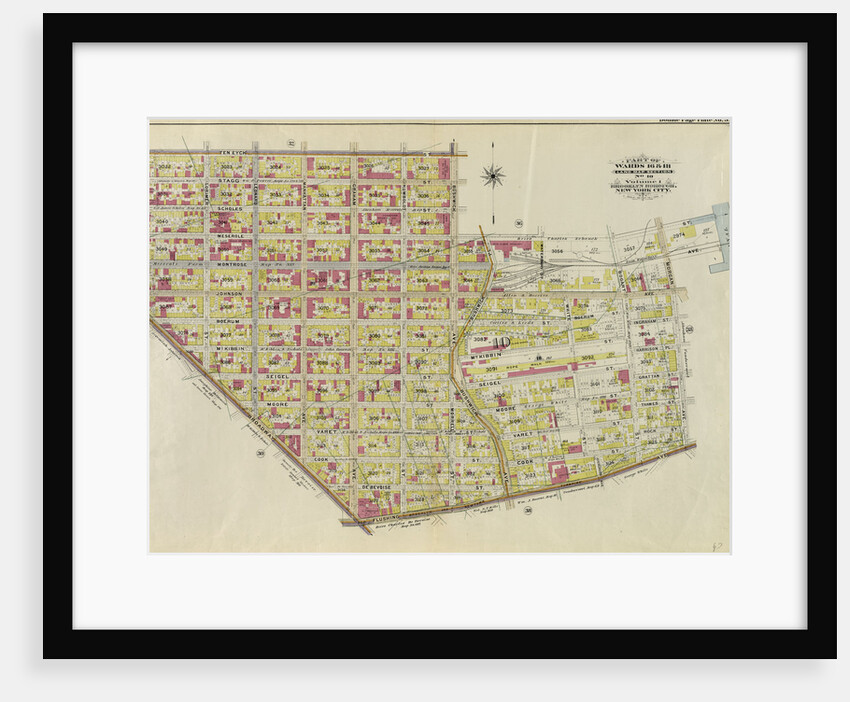 Part of Wards 16 & 18. Land Map Section, No. 10, Volume 1, Brooklyn Borough, New York City by Anonymous