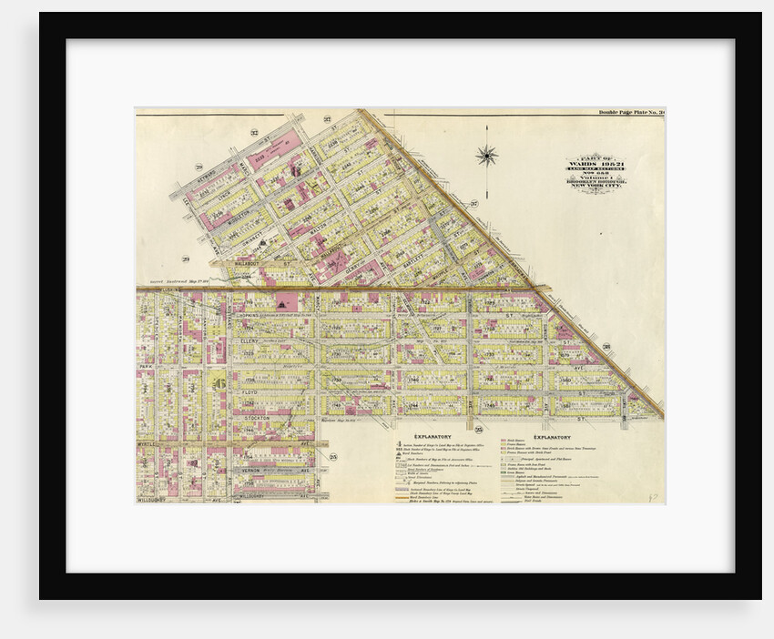 Part of Wards 19 & 21. Land Map Sections, No. 6 & 8, Volume 1, Brooklyn Borough, New York City by Anonymous