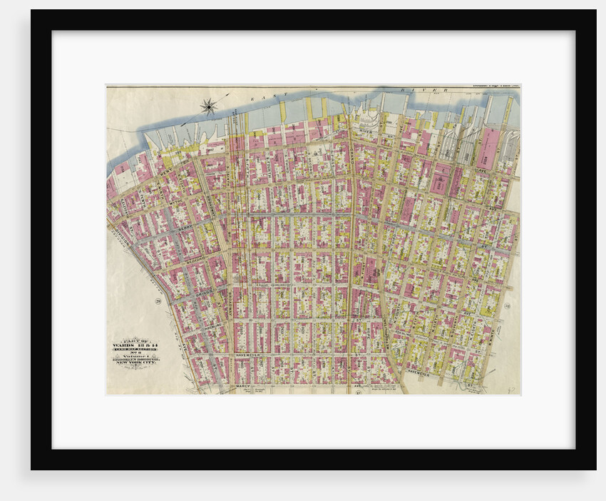Part of Wards 13 & 14. Land Map Section, No. 8, Volume 1, Brooklyn Borough, New York City by Anonymous