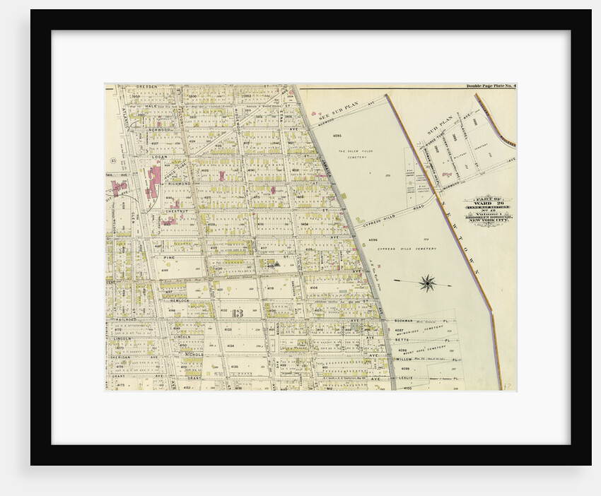 Part of Ward 26. Land Map Section, No. 13. Volume 1, Brooklyn Borough, New York City by Anonymous