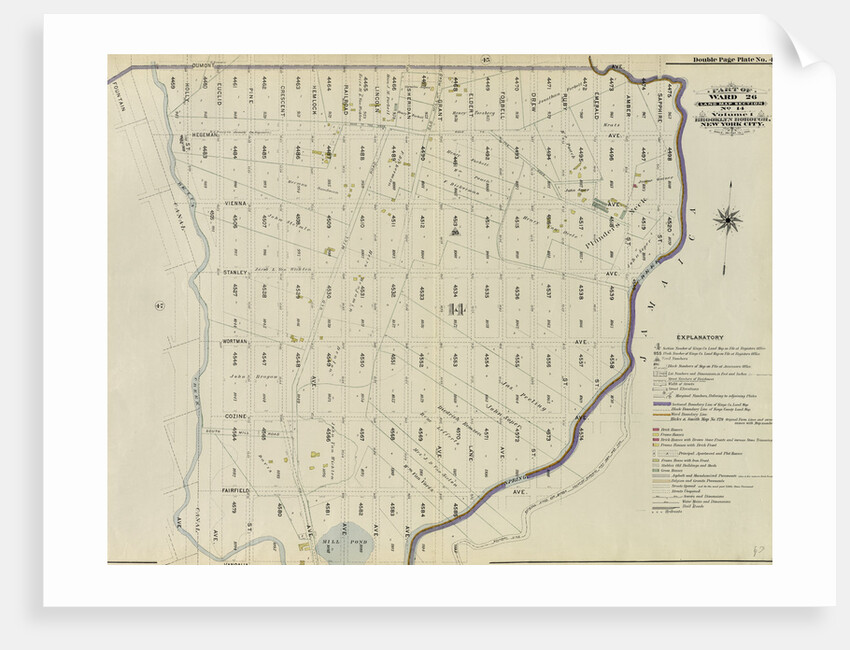 Part of Ward 26. Land Map Section, No. 14. Volume 1, Brooklyn Borough, New York City by Anonymous