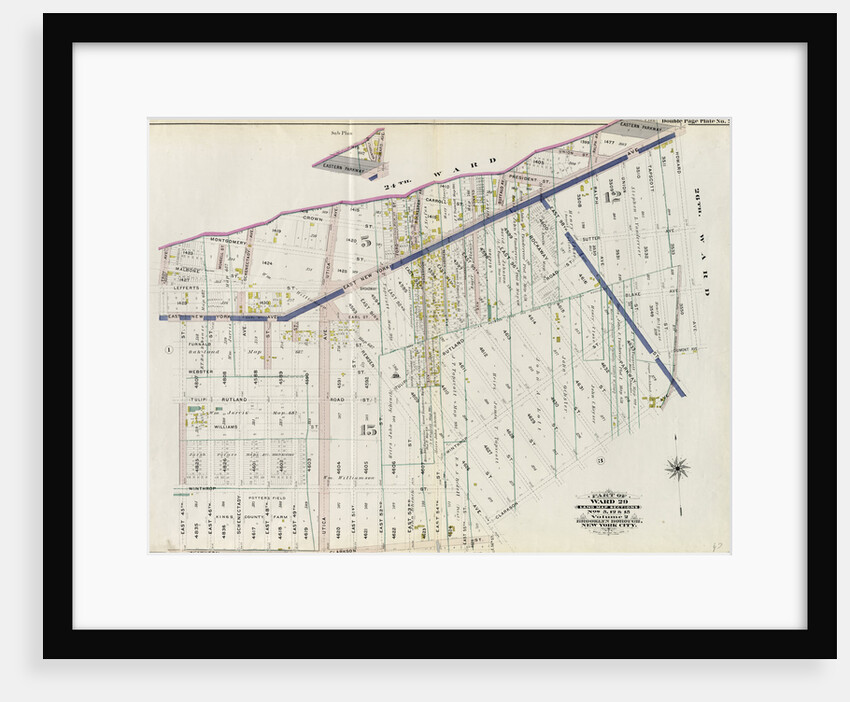 Part of Ward 29. Land Map Sections, Nos. 5, 12, & 15. Volume 2, Brooklyn Borough, New York City by Anonymous