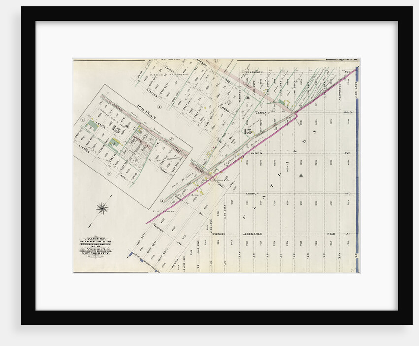 Part of Wards 29 & 32, Land Map Section, No. 15. Volume 2, Brooklyn Borough, New York City by Anonymous