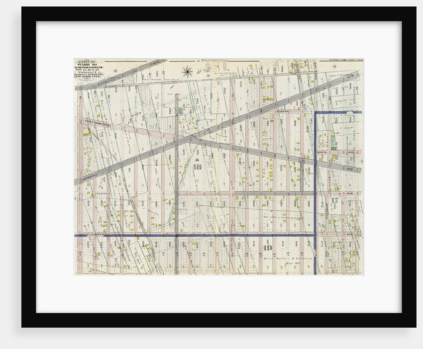 Part of Ward 30, Land Map Sections, Nos. 17, 18 & 19. Volume 2, Brooklyn Borough, New York City by Anonymous