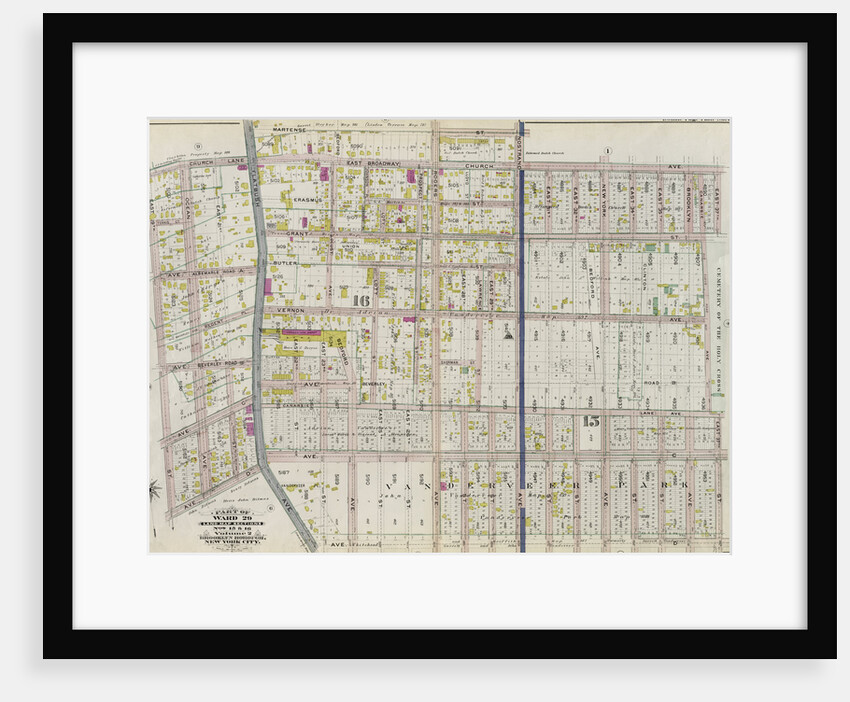 Part of Ward 29. Land Map Sections, Nos. 15, & 16. Volume 2, Brooklyn Borough, New York City by Anonymous