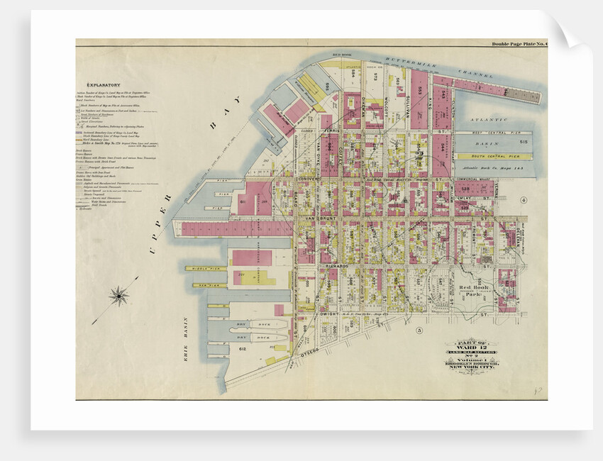 Part of Ward 12. Land Map Section, No. 2, Volume 1, Brooklyn Borough, New York City by Anonymous