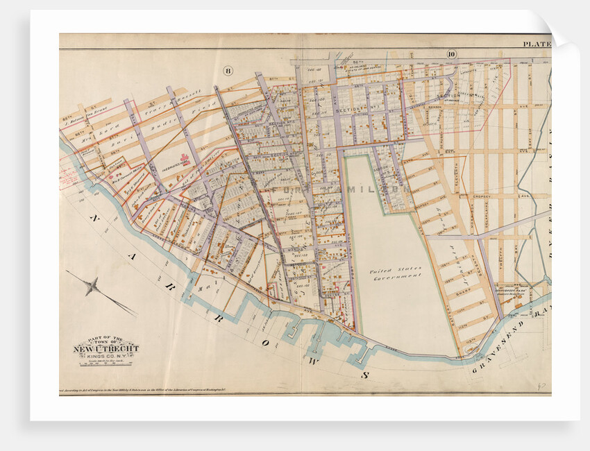 Part of the Town of New Utrecht, Kings Co., N.Y by Anonymous