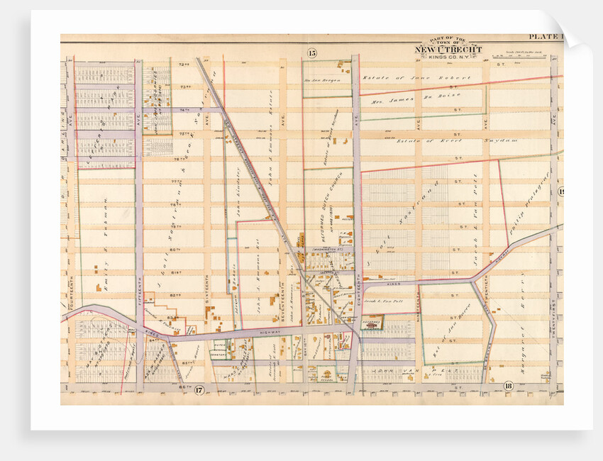 Part of the Town of New Utrecht, Kings Co., N.Y by Anonymous