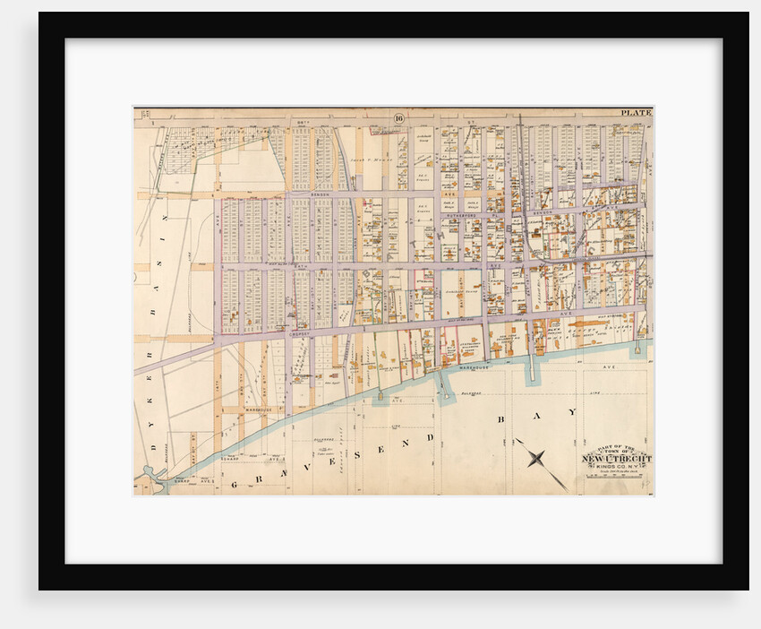 Old map of New York by Anonymous