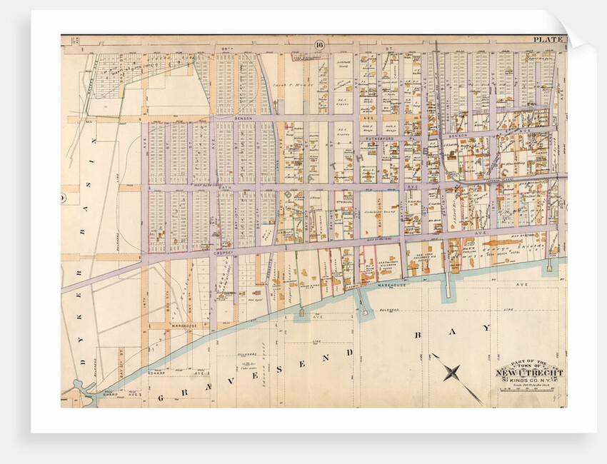 Old map of New York by Anonymous