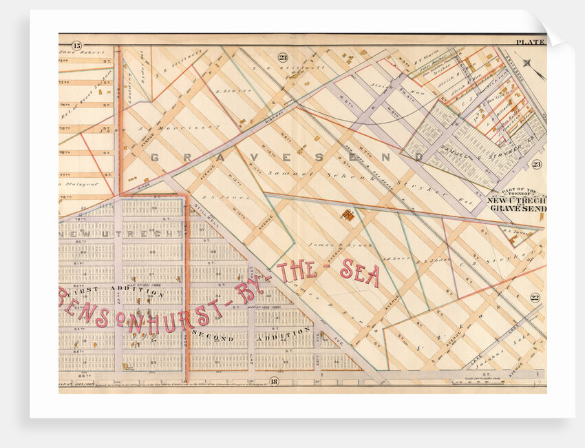 Bounded by 72nd Street, 22nd Avenue, W. 11th Street, Avenue P, W. 8th Street, Avenue Q, W. 5th Street, Kings Highway, W. 3rd Street, Avenue S, Gravesend Avenue, Avenue T, W. 5th Street, Avenue U, W. 7th Street, Lake Lane, W. 8th Street, Avenue, New York by Anonymous