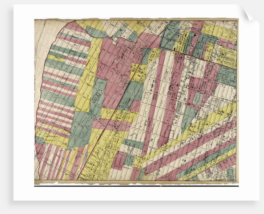 Sheet 3: Map encompassing Bedford Stuyvesant, Crown Heights and Weeksville, New York by Anonymous