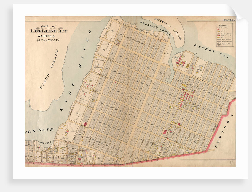 Part of Long Island City, Ward No. 5 Steinway, New York by Anonymous