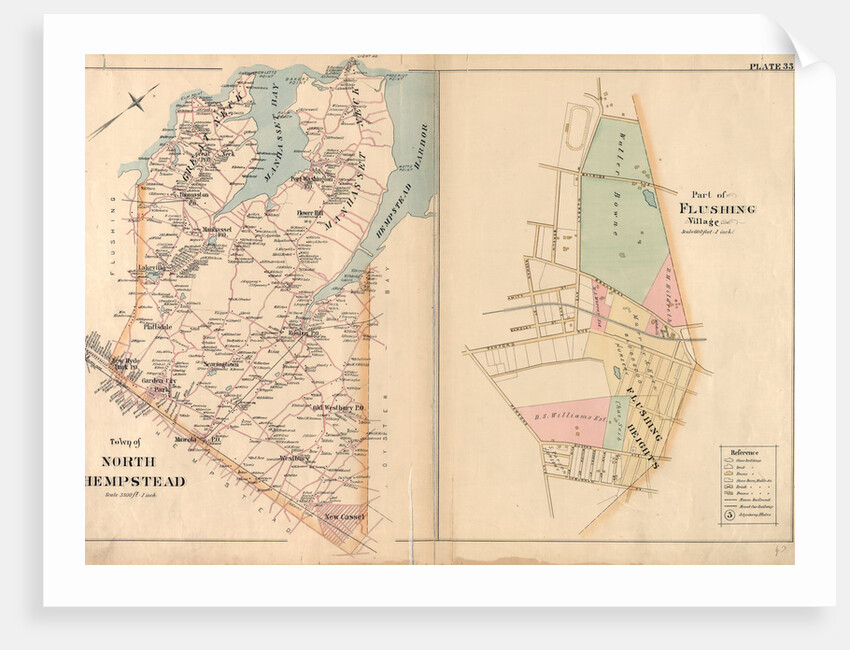 Part of Flushing Village, New York by Anonymous