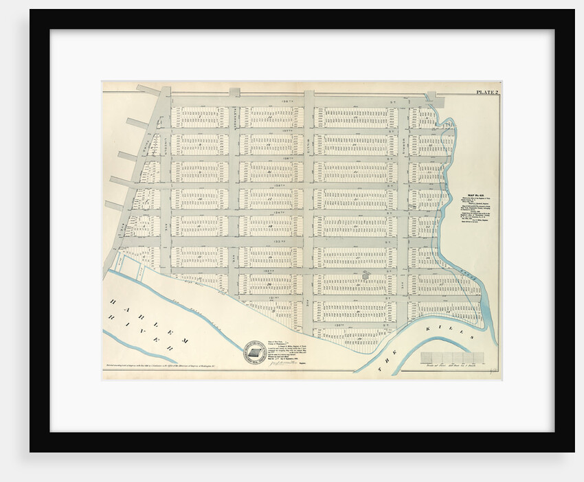 Map No. 419 Bounded by 138th Street, Mill Brook, 131st Street, Morris Avenue, 130th Street, Harlem River High Water Line and Third Avenue, New York by Anonymous