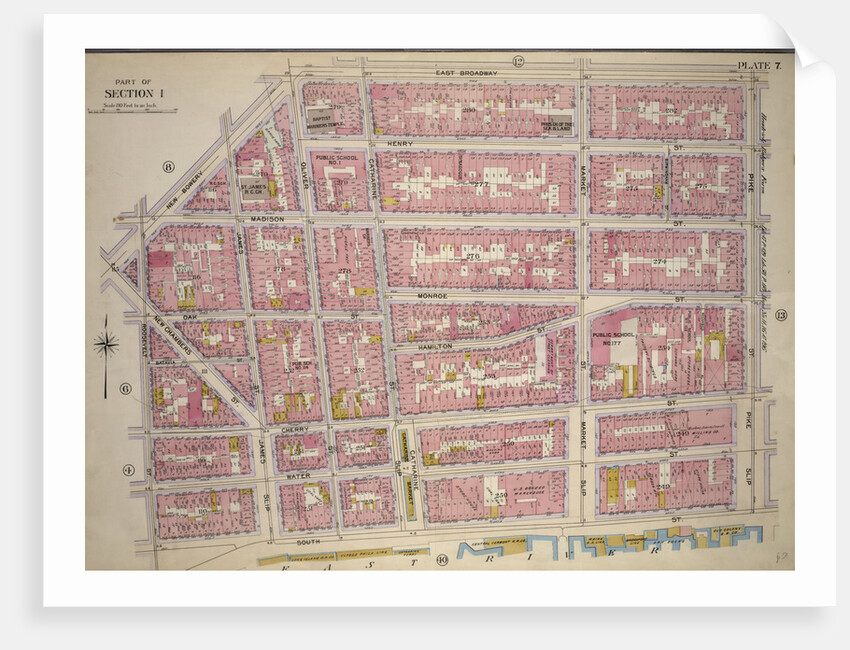 Bounded by New Bowery Street, East Broadway, Pike Street, Pike Slip, South Street, and New Street, New York by Anonymous