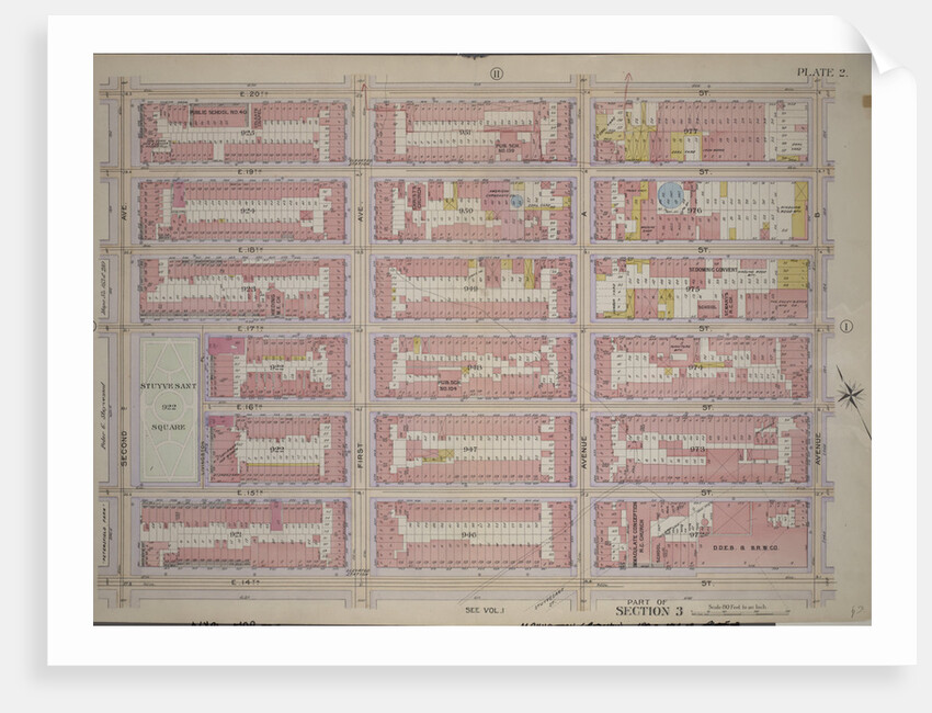 Bounded by E. 20th Street, Avenue D, E. 14th Street and Second Avenue, New York by Anonymous