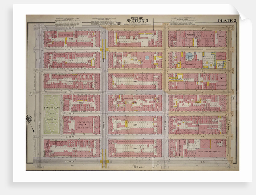 Bounded by E. 20th Street, Avenue B, E. 14th Street and Second Avenue, New York by Anonymous