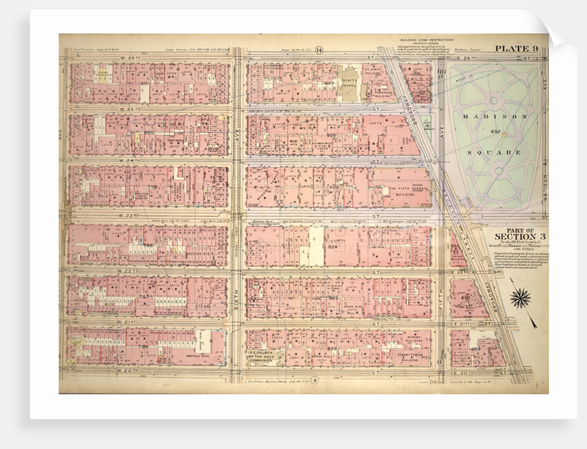 Bounded by W. 26th Street, E. 26th Street, Madison Avenue, W. 23rd Street, Broadway, E. 20th Street, W. 20th Street and Seventh Avenue, New York by Anonymous