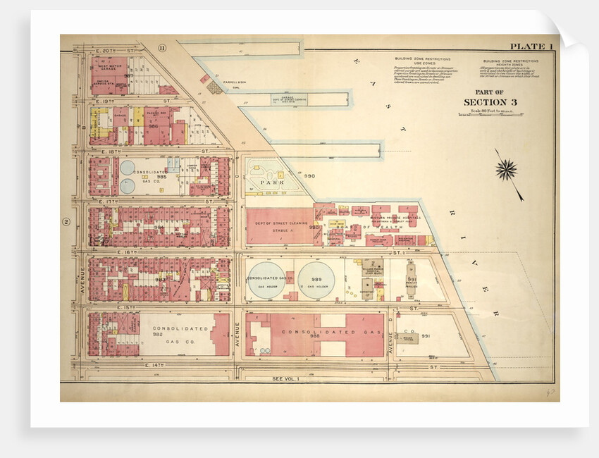 Bounded by E. 20th Street, Avenue C East River, E. 14th Street and Avenue B, New York by Anonymous