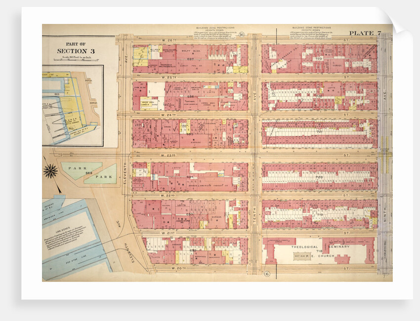 Bounded by W. 26th Street, Ninth Avenue, W. 20th Street, Eleventh Avenue, New York by Anonymous