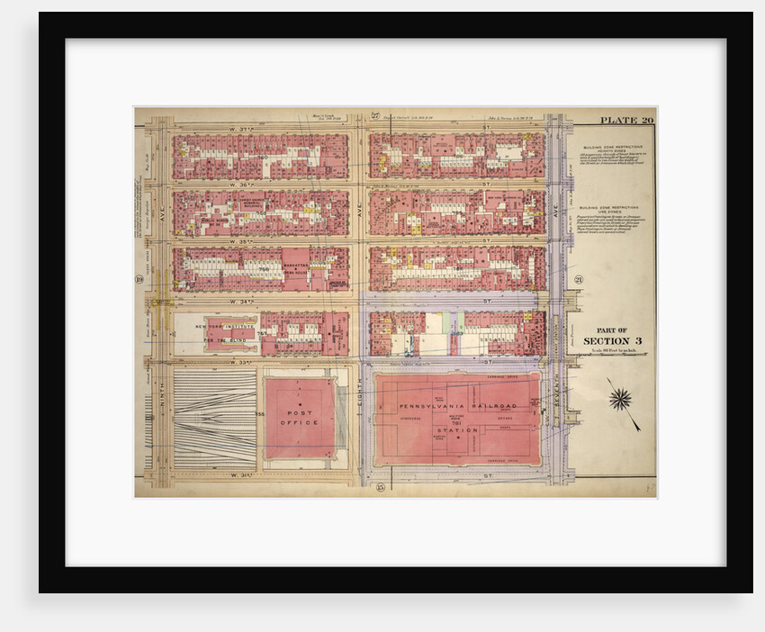 Bounded by W. 37th Street, Seventh Avenue, W. 31st Street and Ninth Avenue, New York by Anonymous
