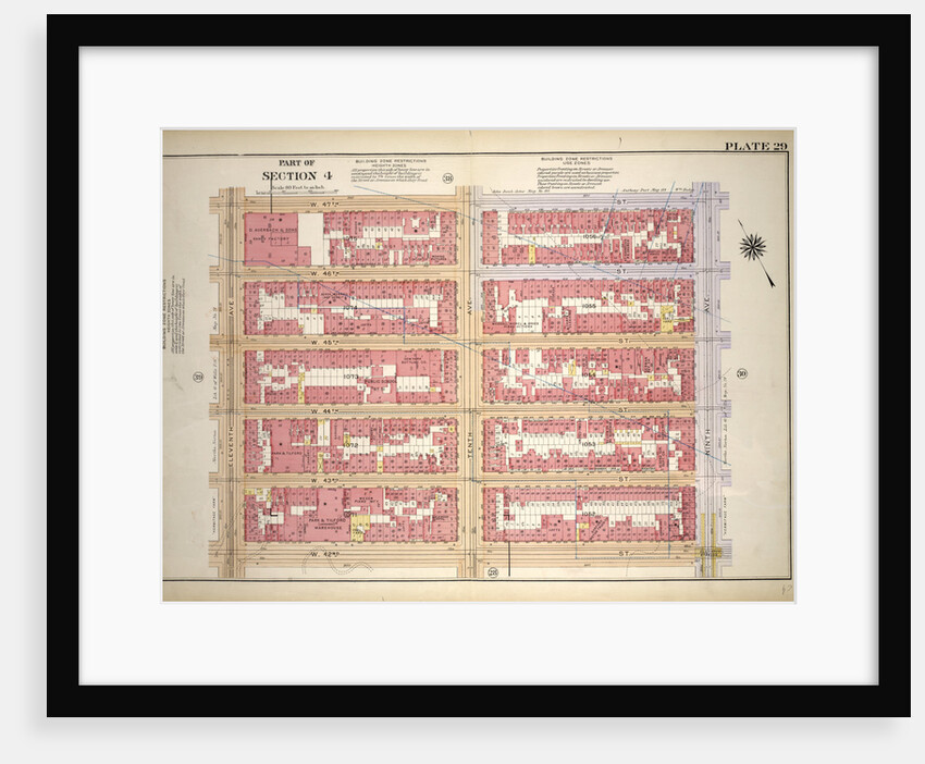 Bounded by W. 47th Street, Ninth Avenue, W. 42nd Street and Eleventh Avenue, New York by Anonymous