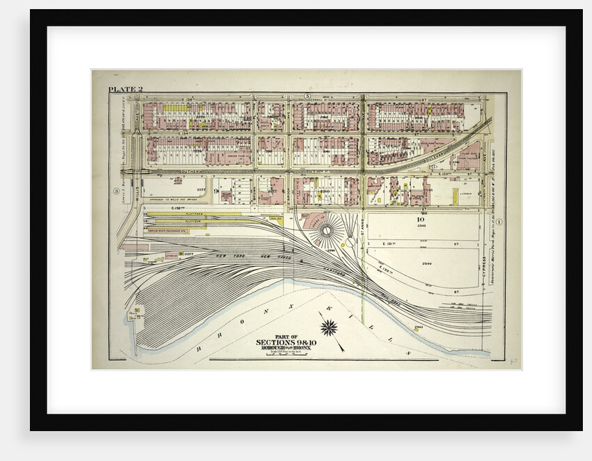 Borough of the Bronx. Bounded by E. 135th Street, Cypress Avenue, E. 132nd Street and Willis Avenue, New York by Anonymous