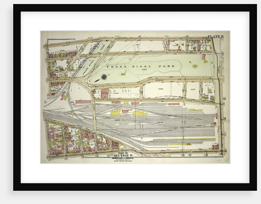 Borough of the Bronx. Bounded by Gerard Avenue, E. 161st Street, Morris Avenue and E. 150th Street, New York by Anonymous