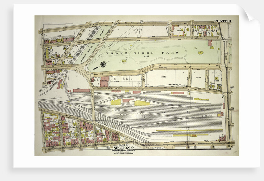 Borough of the Bronx. Bounded by Gerard Avenue, E. 161st Street, Morris Avenue and E. 150th Street, New York by Anonymous