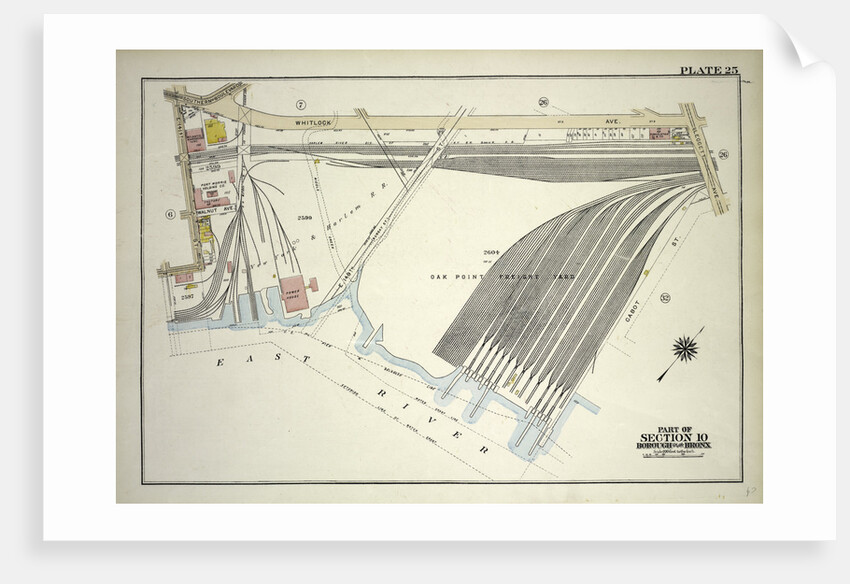 Borough of the Bronx. Bounded by E. 141st Street, Whitlock Avenue, Leggett Avenue, Cabot Street and East River, New York by Anonymous