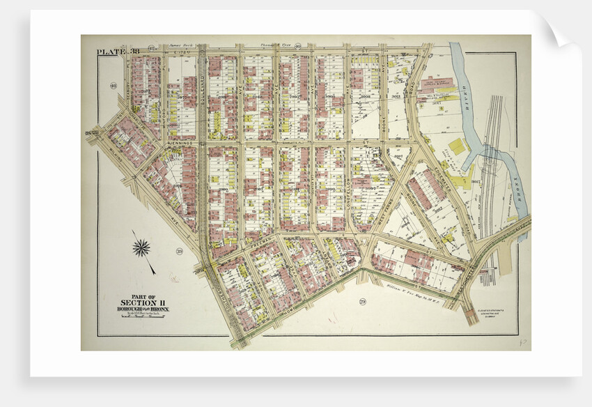 Borough of the Bronx. Bounded by E. 172nd Street, Edgewater Road, Westchester Street, Home Street, Southern Boulevard, Wilkins Avenue, E. 170th Street and Seabury Place, New York by Anonymous