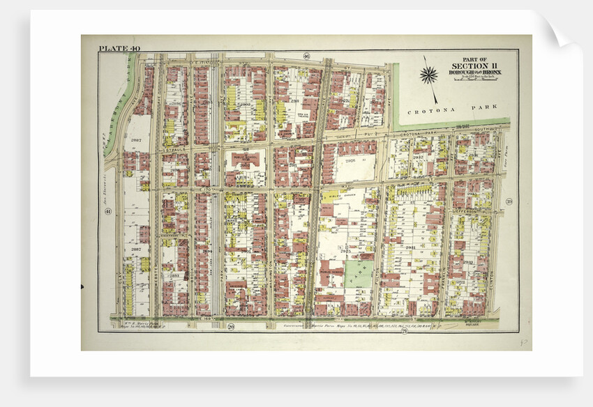 Borough of the Bronx. Bounded by E. 171st Street, Fulton Avenue, Crotona Park South, Clinton Avenue, E. 169th Street and Clay Avenue, New York by Anonymous