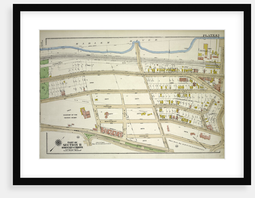 Borough of the Bronx. Bounded by West Tremont Avenue, Andrews Avenue W. 176th Street and University Avenue, New York by Anonymous