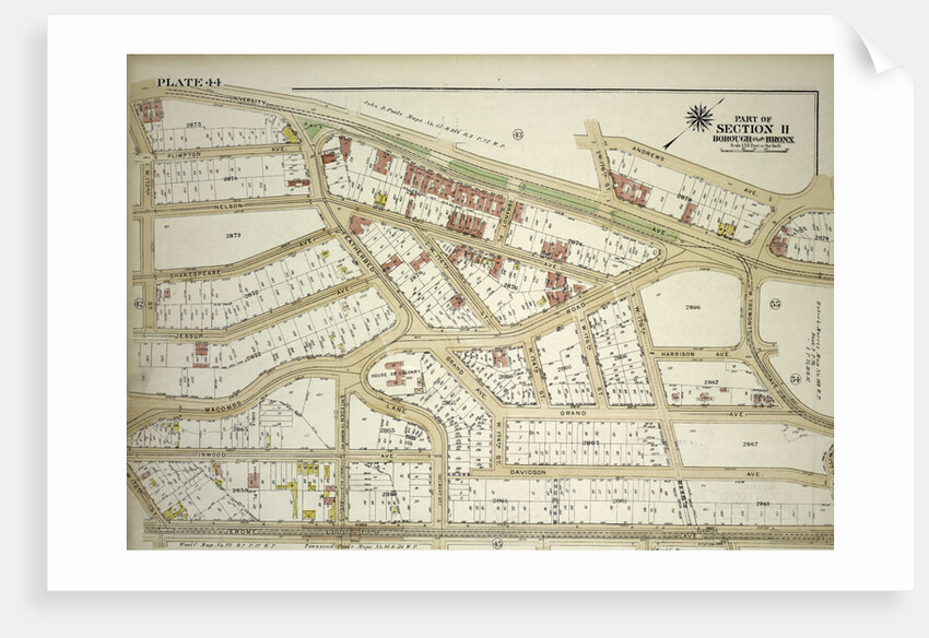 Borough of the Bronx. Bounded by University Avenue, W. 176th Street, Andrews Avenue, West Tremont Avenue, W. 177th Street, Jerome Avenue and W. 179th Street, New York by Anonymous