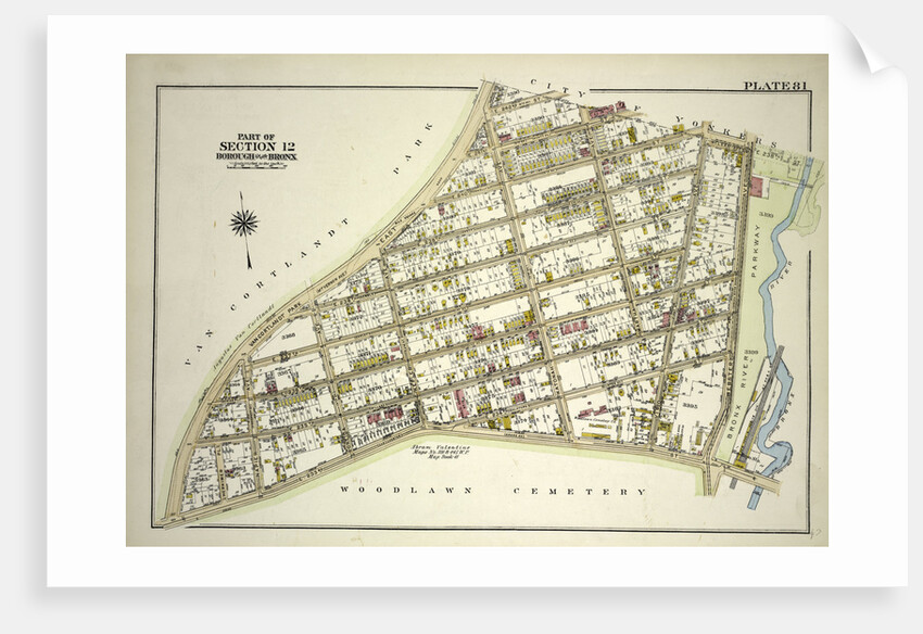 Borough of the Bronx. Bounded by Van Cortlandt Park East, E. 242nd Street, Martha Avenue, E. 240th Street, McClean Avenue, Webster Avenue and E. 233rd Street, New York by Anonymous