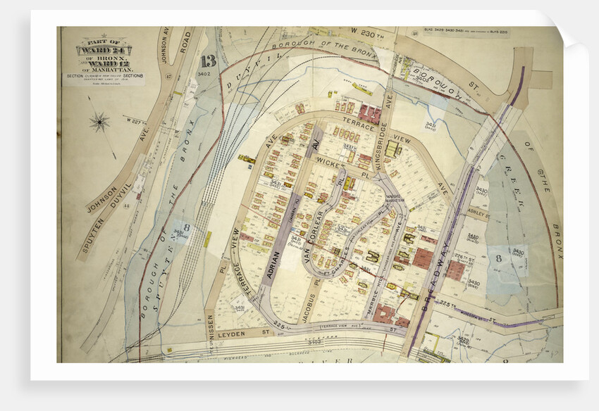 Atlas of the borough of the Bronx, city of New York, by and under the supervision of Hugo Ullitz by Anonymous