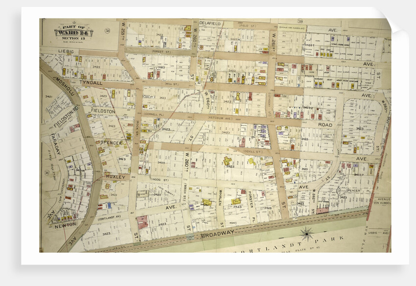 Atlas of the borough of the Bronx, city of New York, by and under the supervision of Hugo Ullitz by Anonymous