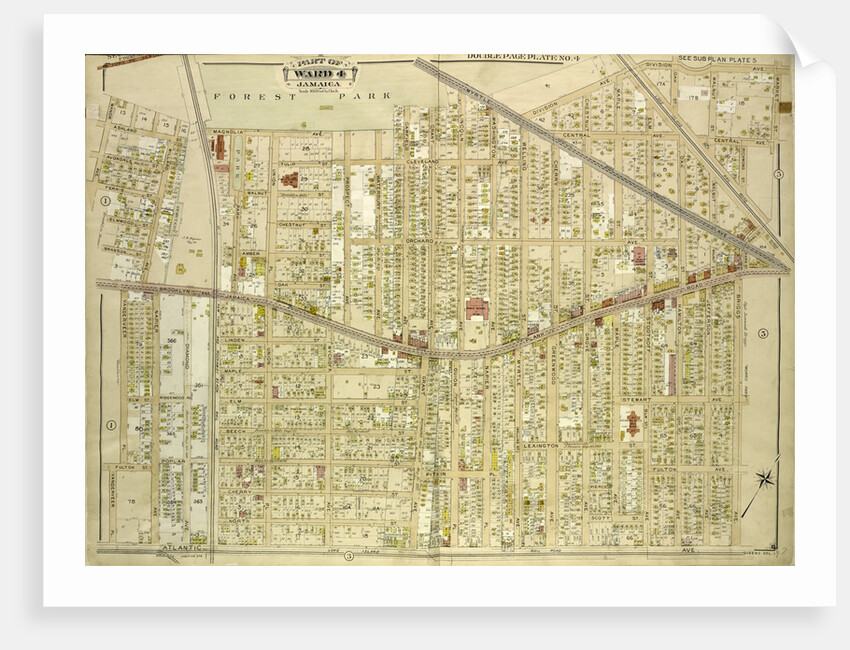 Map bounded by Manor Ave., Willard Ave., Magnolia Ave., Park Ave., Prospect Ave., Waterbury Ave., Garfiled Ave., Grant Ave., Cleveland Ave., Orchard Ave., Lincoln Ave., Washing., New York by Anonymous