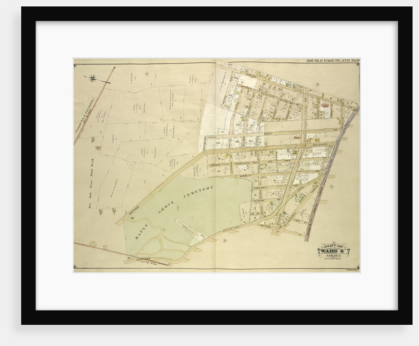 Map bounded by Kaplan Ave., Pette Ave., Jeffrey Ave., Hutton Ave., Maple Ave., Haffman Blvd., Sussman Ave., Jefferson Ave., Barrett Ave., Vanderbilt Ave., Keystone Ave., Oak., New York by Anonymous