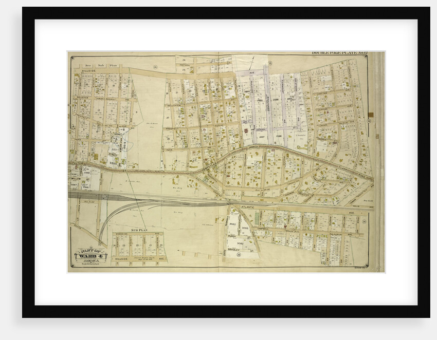 Map bounded by Foothill Ave., Hillside Ave., Columbus Ave., Lincoln Ave., Grant Ave., Max Weber Ave., Cozine Ave., Belleview Ave., Prospect Ave., Park Ave., Colton Ave., Eden., New York by Anonymous