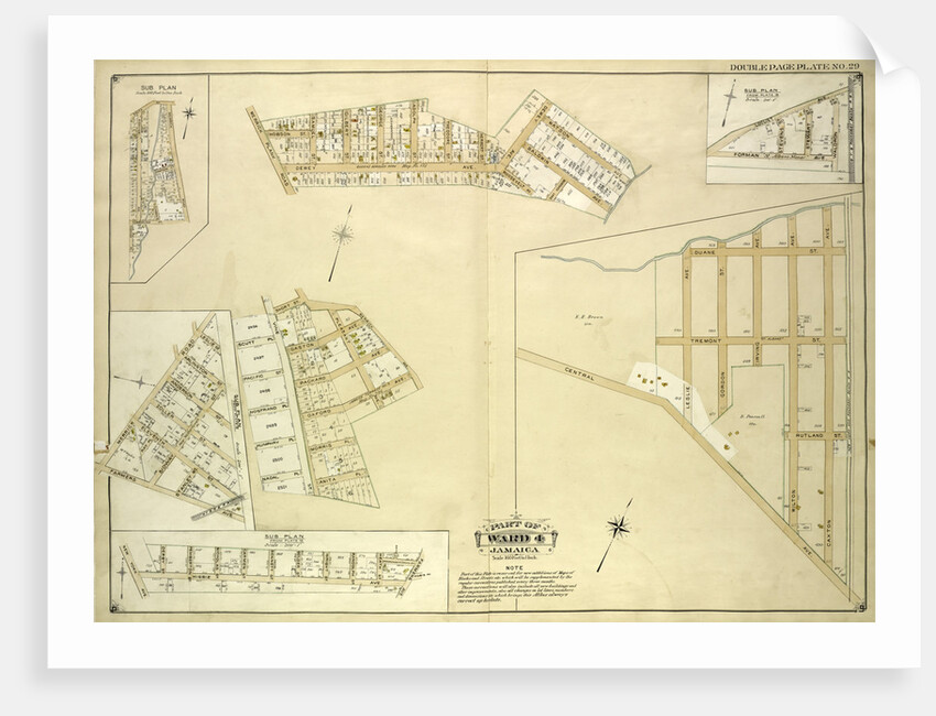 Map bounded by Merrick Road, Cumberland St., Carmen PL., Highview PL., Highview Ave., South St; Including Merrick Plank Road, Hobson St., Dewey Ave., Samuel St., New York by Anonymous
