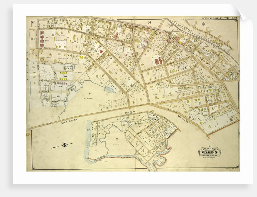 Map bounded by Jarvis Lane, Oak St., New York by Anonymous