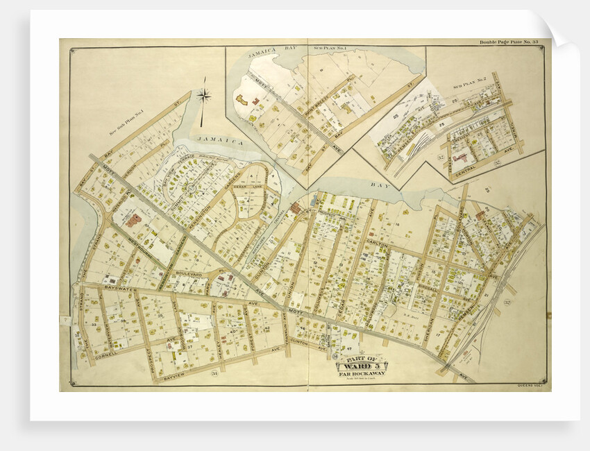 Map bounded by Batler Ave., Wolcott Ave., Mc. Neil Ave; Including Central Ave., Seneca St., New York by Anonymous