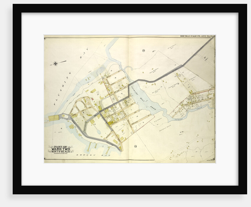 Map bounded by Flushing Bay, Beach St., Jackson Creek, Old Bowery Road, Astoria and Flushing Turnpike; Including Bowery Bay, Grand Boulevard, Sandford Point Ave., New York by Anonymous