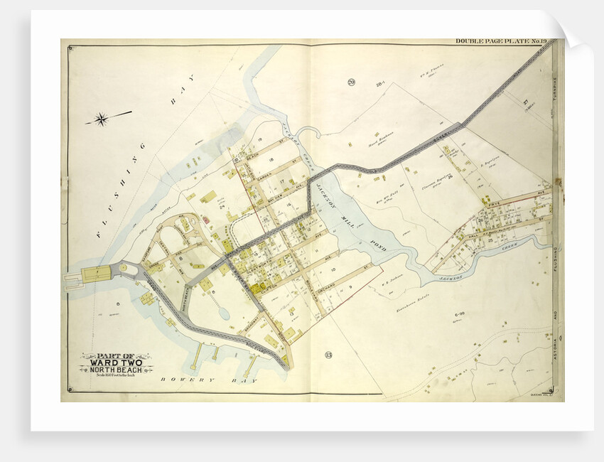 Map bounded by Flushing Bay, Beach St., Jackson Creek, Old Bowery Road, Astoria and Flushing Turnpike; Including Bowery Bay, Grand Boulevard, Sandford Point Ave., New York by Anonymous